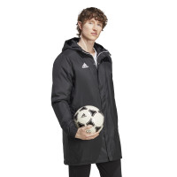 adidas Entrada 22 Long Football Jacket Black White