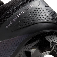 Nike Phantom Vision 2 Pro DF Gras Voetbalschoenen (FG) Zwart Zwart