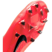 Nike Phantom Vision 2 Pro DF Gras Voetbalschoenen (FG) Roze Zwart