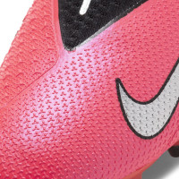 Nike Phantom Vision 2 Elite DF Ijzeren Nop Voetbalschoenen (SG) Anti Clog Roze Zwart