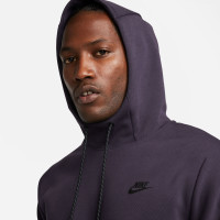 Nike Tech Fleece Hoodie Paars Zwart