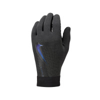 Nike Therma-FIT Academy Gloves Dark Grey Black Blue