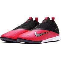 Nike REACT Phantom Vision 2 Pro DF Zaalvoetbalschoenen (IC) Roze Zwart