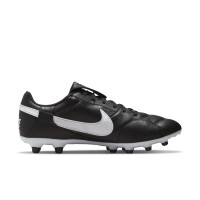 Nike Premier III Gras Voetbalschoenen (FG) Zwart Wit