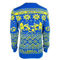 KVC Westerlo Kersttrui Blauw Geel