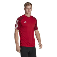 adidas Tiro 23 Competition Voetbalshirt Rood Bordeauxrood