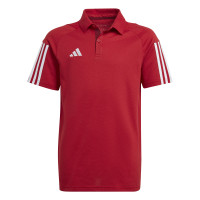 adidas Tiro 23 Competition Polo Kids Rood Wit