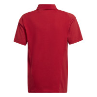 adidas Tiro 23 Competition Polo Kids Rood Wit