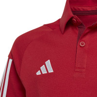 adidas Tiro 23 Competition Polo Kids Rood Wit