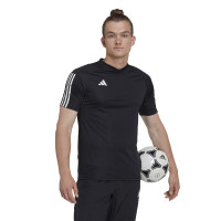 adidas Tiro 23 Competition Voetbalshirt Zwart Wit