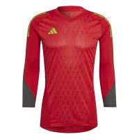 adidas Tiro 23 Pro Keepersshirt Lange Mouwen Rood Geel Grijs