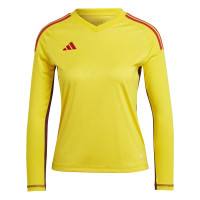 adidas Tiro 23 Competition Keepersshirt Lange Mouwen Kids Geel Rood