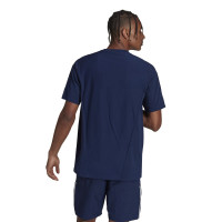 adidas Tiro 23 Competition T-Shirt Donkerblauw Wit
