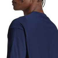 adidas Tiro 23 Competition T-Shirt Donkerblauw Wit