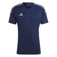 adidas Tiro 23 League Voetbalshirt Donkerblauw Wit
