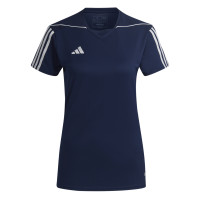 adidas Tiro 23 League Voetbalshirt Dames Donkerblauw Wit
