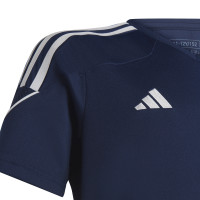 adidas Tiro 23 League Voetbalshirt Kids Donkerblauw Wit