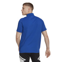 adidas Tiro 23 Competition Polo Blauw Wit