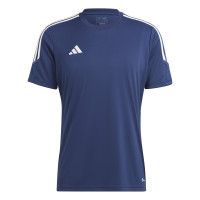 adidas Tiro 23 Club Trainingsshirt Donkerblauw Wit