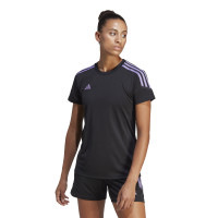 adidas Tiro 23 Club Trainingsshirt Dames Zwart Paars