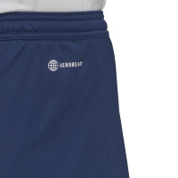 adidas Entrada 22 Football Shorts Dark Blue White