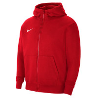 Nike Park 20 Fleece Full-Zip Tracksuit Kids Red Black