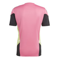 adidas Juventus Trainingsshirt 2022-2023 Roze Zwart Lichtgroen