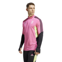 adidas Juventus Trainingspak 2022-2023 Roze Zwart Lichtgroen