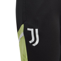 adidas Juventus Trainingsbroek 2022-2023 Kids Zwart Roze Lichtgroen