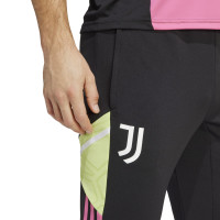 adidas Juventus Trainingsbroek 2022-2023 Zwart Roze Lichtgroen