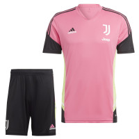 adidas Juventus Trainingsset 2022-2023 Roze Zwart Lichtgroen