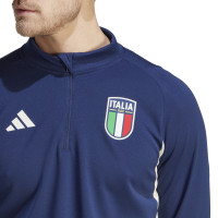 adidas Italië Trainingstrui 2023-2024 Donkerblauw Wit