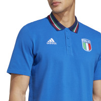 adidas Italië DNA Polo 2023-2024 Blauw
