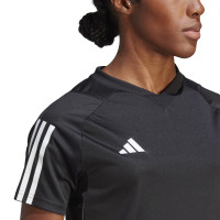 adidas Tiro 23 Competition Voetbalshirt Dames Zwart Wit