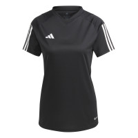 adidas Tiro 23 Competition Voetbalshirt Dames Zwart Wit