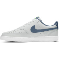 Nike Court Vision Low Sneaker Lichtgrijs Blauw