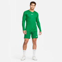 Nike Dri-FIT Park Long Sleeve Base Layer Green White