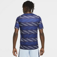 Nike Chelsea Breathe Strike Trainingsshirt Pre Match 2020-2021 Blauw Grijs