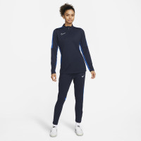 Nike Dri-FIT Academy 23 Trainingstrui 1/4-Zip Dames Donkerblauw Blauw Wit