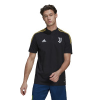 adidas Juventus Polo Trainingsset 2022-2023 Zwart Goud