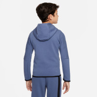 Nike Tech Fleece Vest Kids Blauw Zwart Blauw