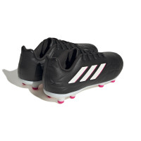 adidas Copa Pure.3 Gras Voetbalschoenen (FG) Kids Zwart Wit Felroze