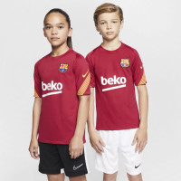 Nike FC Barcelona Breathe Strike Trainingsshirt 2020-2021 Kids Rood