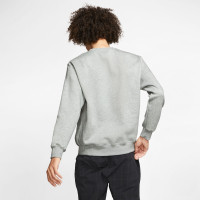 Nike Sportswear Club Fleece Crew Sweater Grey White