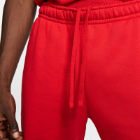 Nike Sportswear Club Fleece Joggingbroek Rood Wit