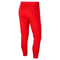 Nike Sportswear Club Fleece Joggingbroek Rood Wit