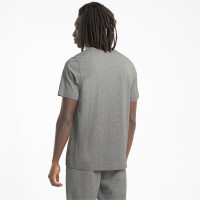 PUMA Essentials+ 2 College Logo T-Shirt Grijs Zwart Wit