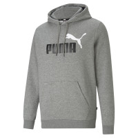 PUMA Essentials+ 2 College Big Logo Fleece Trainingspak Grijs Zwart Wit