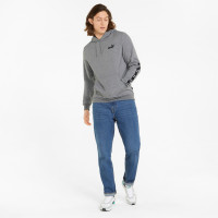 PUMA Essentials+ Tape Fleece Hoodie Grijs Zwart