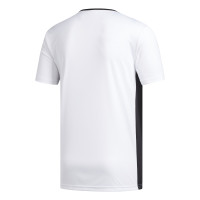 adidas Entrada18 Voetbalshirt Wit Zwart